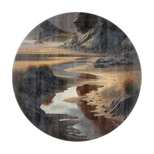 Sunset Shore Snijplank (Voorkant)
