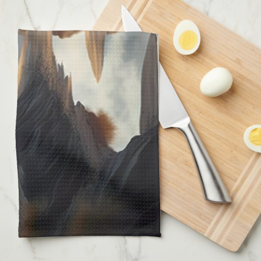 Sunset Shore Theedoek (Quarter Fold)