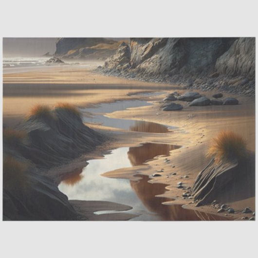 Sunset Shore Tissuepapier (Voorkant)