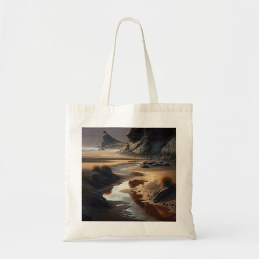 Sunset Shore Tote Bag (Voorkant)