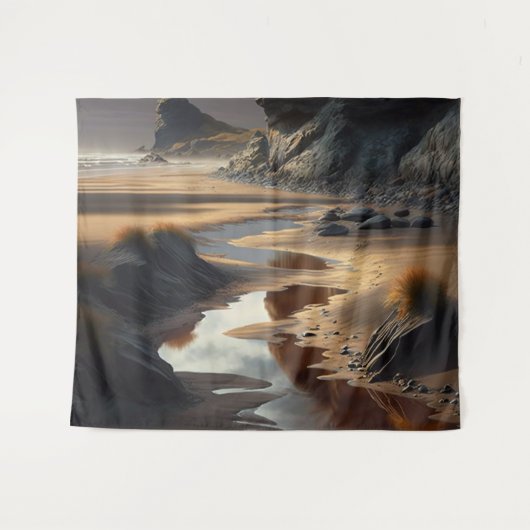 Sunset Shore Wandkleed (Voorkant (horizontaal))