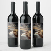 Sunset Shore Wijn Etiket (Flessen)