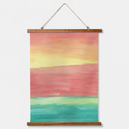 Sunset Shores Abstract Hangend Wandkleed