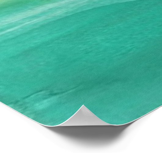 Sunset Shores Abstracte Art Poster (Hoek)