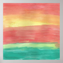 Sunset Shores Abstracte Art