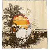Sunset - Shower Curtain Douchegordijn (Voorkant)