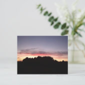 Sunset Silhouette Briefkaart (Staand voorkant)