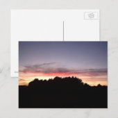 Sunset Silhouette Briefkaart (Voorkant / Achterkant)