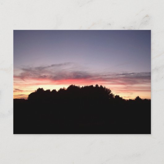 Sunset Silhouette Briefkaart (Voorkant)