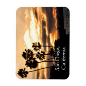 Sunset Silhouette in San Diego Magneet (Verticaal)