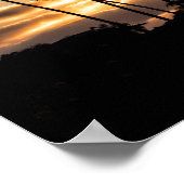Sunset Silhouette in San Diego Poster (Hoek)