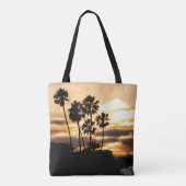 Sunset Silhouette in San Diego Tote Bag (Achterkant)