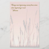 Sunset Silhouette Inspirerend Briefpapier (Voorkant)