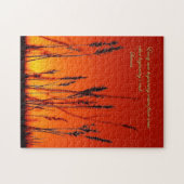 Sunset Silhouette Inspirerend Legpuzzel (Horizontaal)