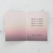 Sunset Silhouette Liefde, Vriendschap, Waardering Kaart (Binnen)