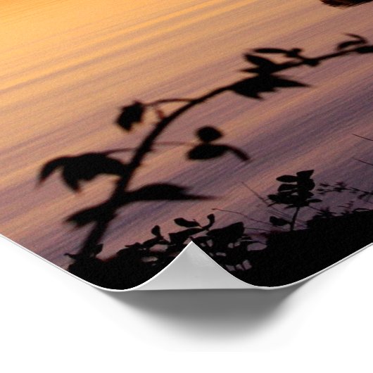 Sunset Silhouette Poster (Hoek)