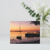 Sunset Silhouettes Briefkaart (Staand voorkant)