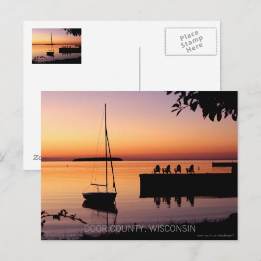 Sunset Silhouettes Briefkaart (Voorkant / Achterkant)