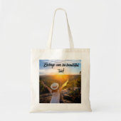 Sunset simple tote for college tote bag (Voorkant)