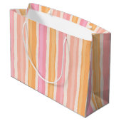 Sunset sinaasappel Gift Bag Groot Cadeauzakje (Achterkant Gekanteld)