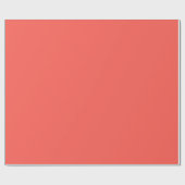 Sunset Sinaasappel Solid Color Cadeaupapier (Vlak)