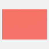 Sunset Sinaasappel Solid Color Inpakpapier Vel (Voorkant 3)