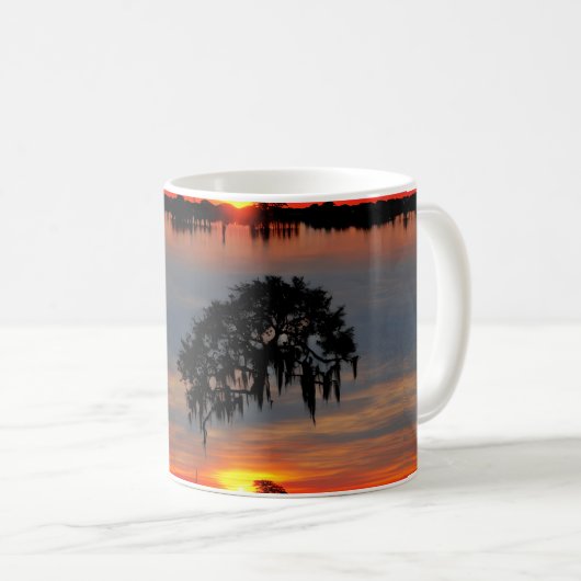 Sunset Sip: Het paradijs van een theeliefhebber Koffiemok (Voorkant rechts)