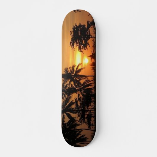 Sunset Skateboard (Voorkant)