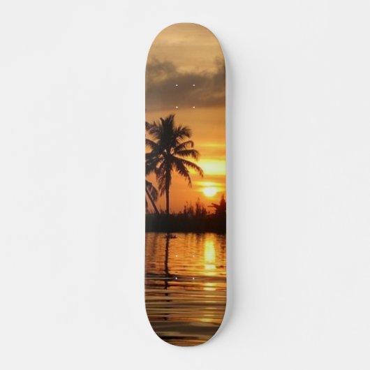 Sunset Skateboard (Voorkant)