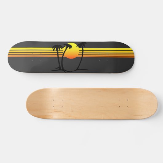 Sunset Skateboard (Horizontaal)