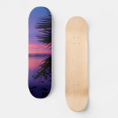 Sunset Skateboard van de Tropische Palm-boom van D (Voorkant)