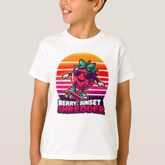 Sunset Skateboarden Aardbei T-shirt