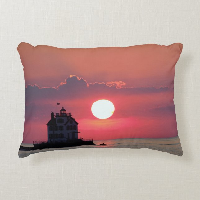 Sunset Skies Accent Kussen (Voorkant)