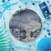 Sunset Skies Fractal Papieren Bordje (Feest)