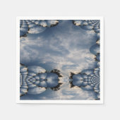 Sunset Skies Fractal Servet (Voorkant)