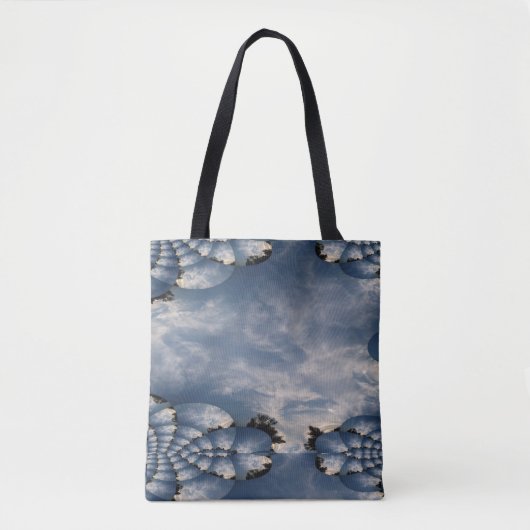 Sunset Skies Fractal Tote Bag (Voorkant)