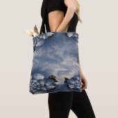 Sunset Skies Fractal Tote Bag (Dichtbij)