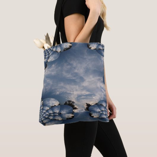 Sunset Skies Fractal Tote Bag (Dichtbij)