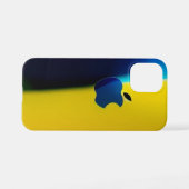 Sunset Skies: Levendig geel en blauw Fusion Hoesje iPhone Hoesje (Achterkant horizontaal)