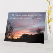 Sunset sky 2 kaart (Gele Bloem)