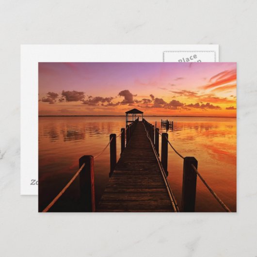 Sunset Sky Briefkaart (Voorkant / Achterkant)