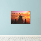 Sunset Sky Canvas Afdruk (Insitu (Houten vloer))