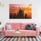 Sunset Sky Canvas Afdruk (Insitu (Woonkamer))