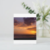 Sunset Sky Carpinteria California Briefkaart (Staand voorkant)