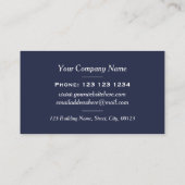 Sunset Sky Clouds Elegant Lijst Visitekaartje (Achterkant)