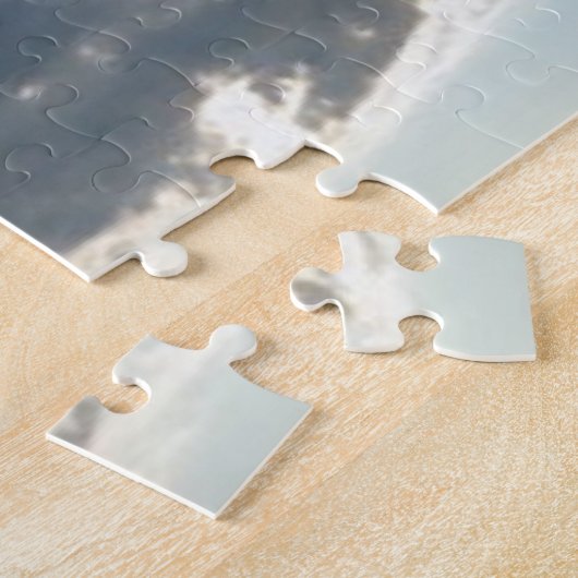 Sunset Sky en Clouds Legpuzzel (Zijkant)