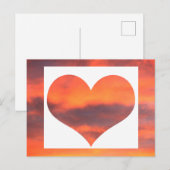 Sunset Sky Foto Afbeelding Landschap Sinaasappel H Briefkaart (Voorkant / Achterkant)