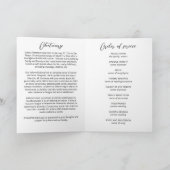 Sunset Sky Foto's Viering van het leven Begrafenis Programma (Binnen)