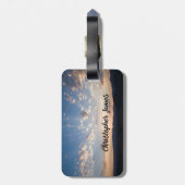 Sunset Sky gepersonaliseerd Bagagelabel (Achterkant verticaal)