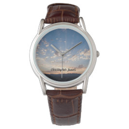 Sunset Sky gepersonaliseerd Horloge